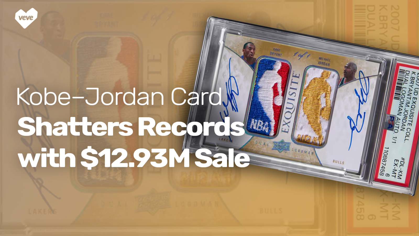 Kobe–Jordan Card Shatters Records with $12.93 M Sale - VeVe